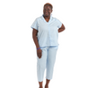 Powder Blue Hospital Pyjama Set in 100% premium cotton